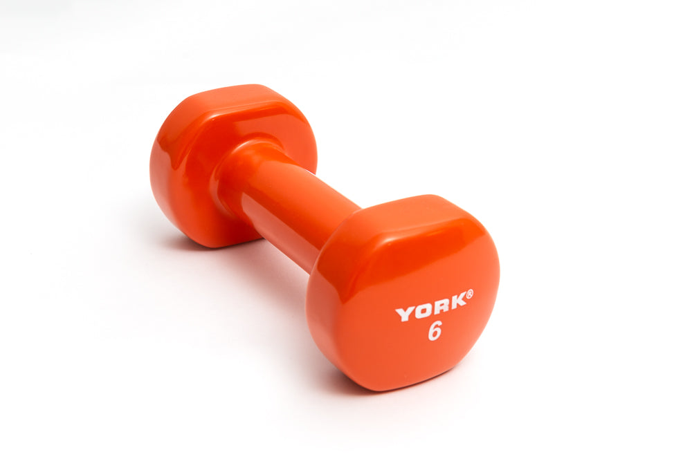 6 LB Vinyl Fitbell - Orange