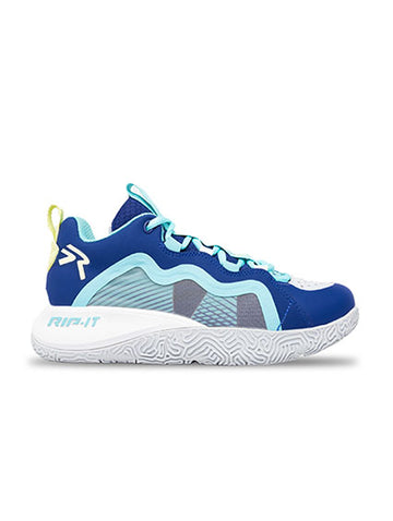 RIP-IT Women’s Future Volleyball Shoe - Size 8.5 - White/Navy/Blue