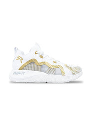 RIP-IT Women’s Future Volleyball Shoe - Size 6.5 - White/Gold