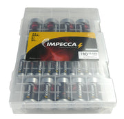 Impecca Alkaline Mix types AA2/AAA8/C5/D4/9V2-Pack Platinum Batteries