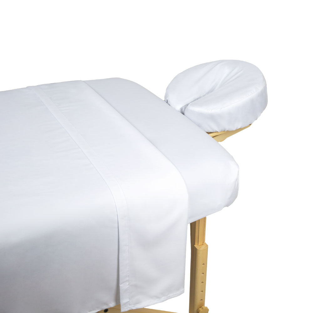 120Gsm Massage Sheet Set, White