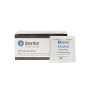 Bodymed Alcohol Prep Pad, 70% Isopropyl Alcohol, Medium Size, Sterile, 2 Ply, Indiviually Packaged, 100/Bx
