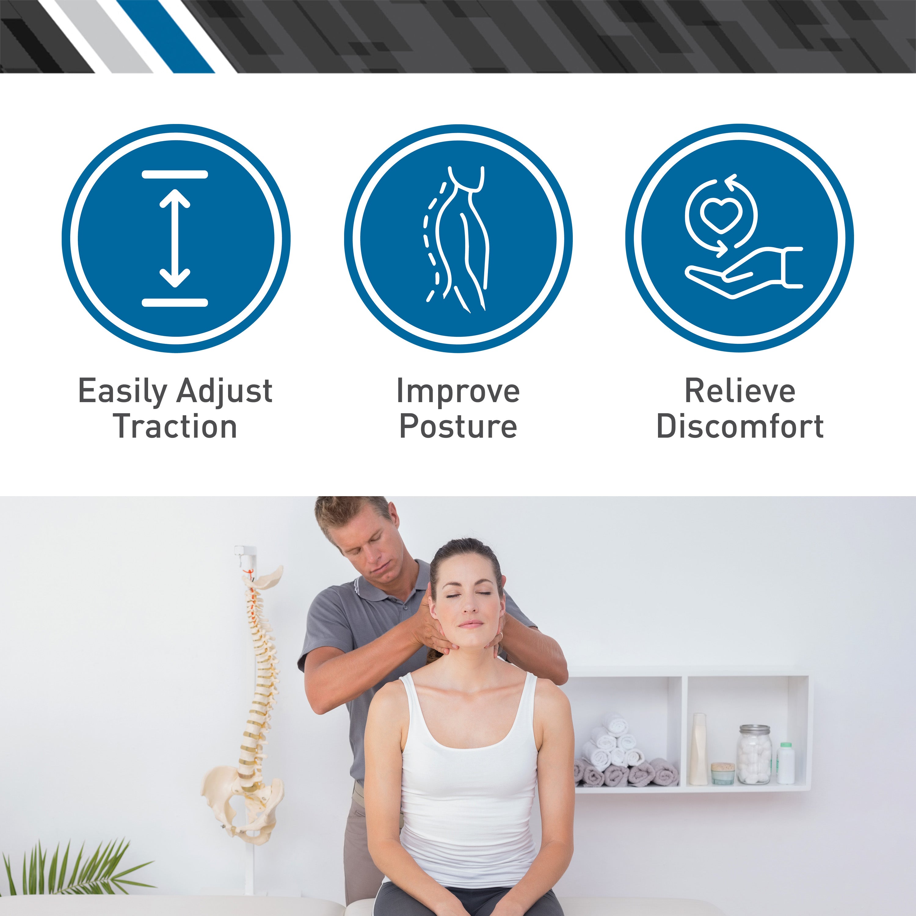 Overdoor Cervical Traction Set