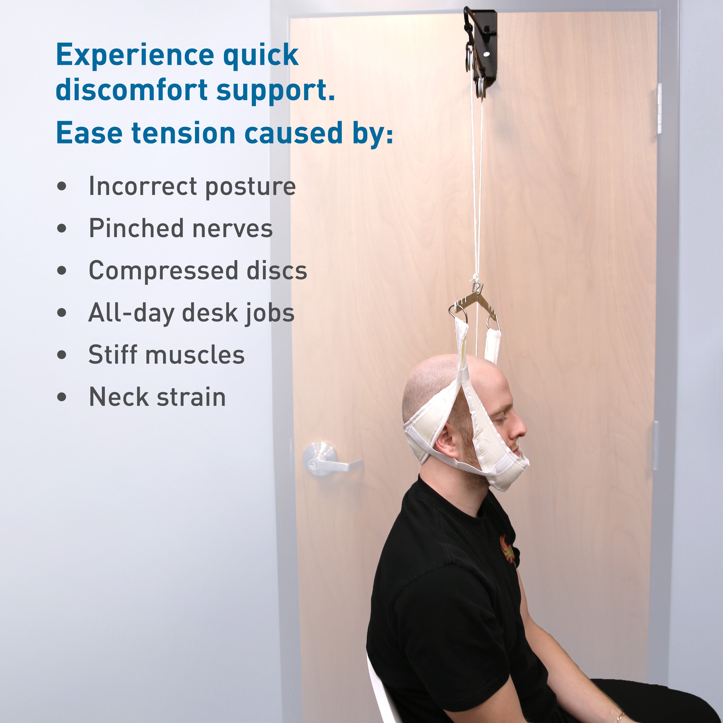 Overdoor Cervical Traction Set