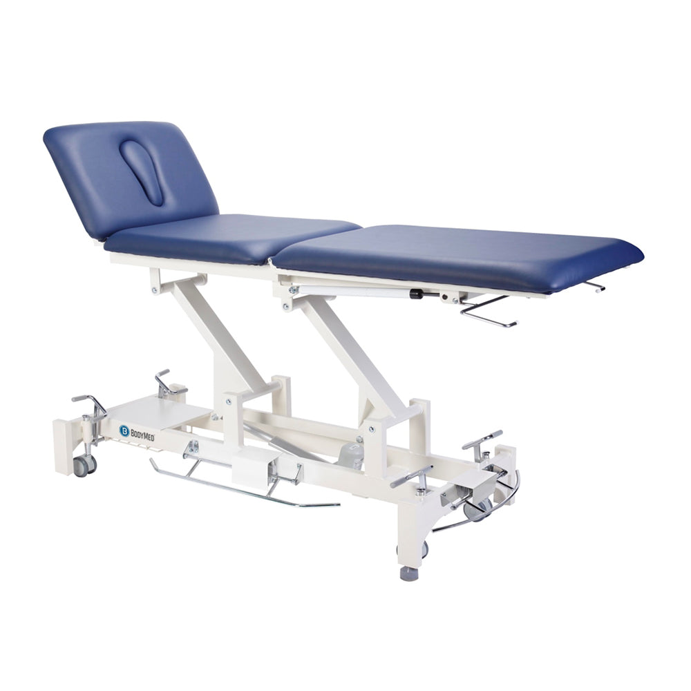 Bodymed Hi-Lo Treatment Table, With 3 Sections, Blue Color
