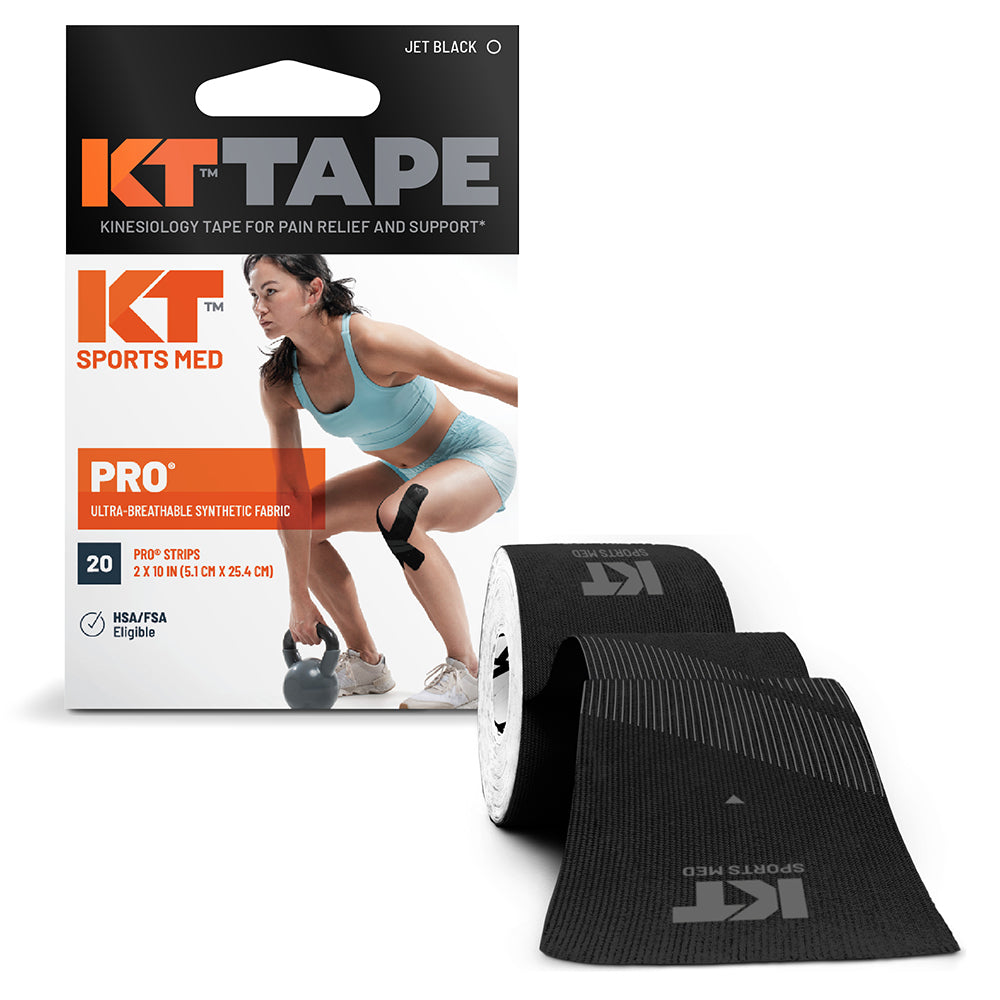 Pro 20 Strip 10" Precut Jet Black - Sports Med - (16/1) Eng 027153-Vd