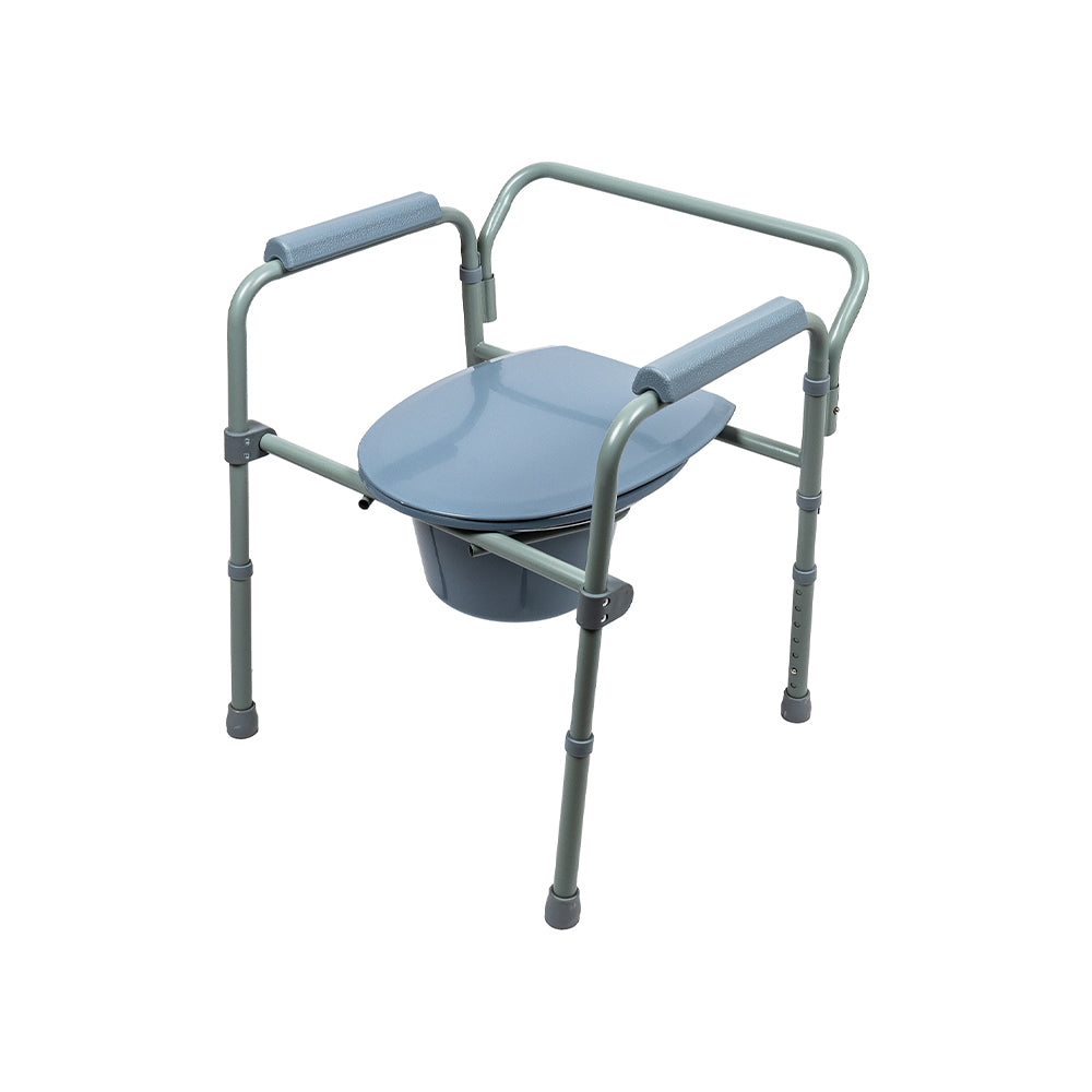 Bodymed Folding Steel 3-In-1 Commode