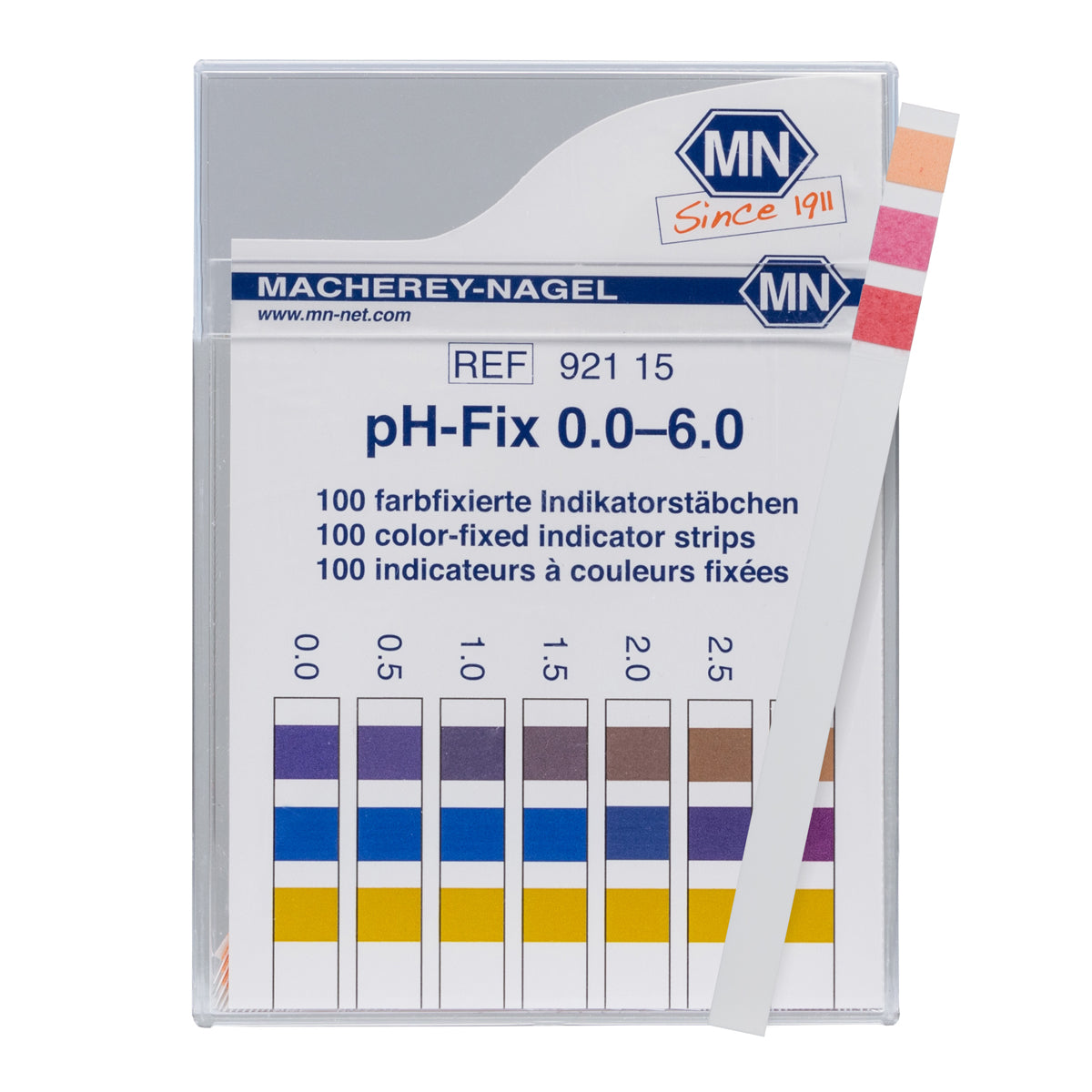 pH - Indicator Test Sticks, pH 0-6