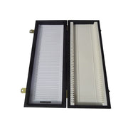 Slide box for 50 microscope slides
