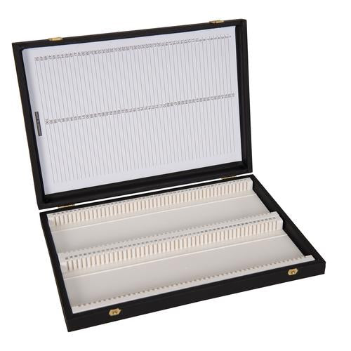 Slide box for 100 microscope slides