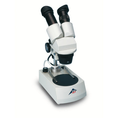 Stereo Microscope, 40x, Transmitted-Light Illumination LED (230 V, 50/60 Hz)