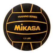 Water Polo, Training Series - Heavyweight 1.7 Lbs, Size 4, Black With Yellow Stripes