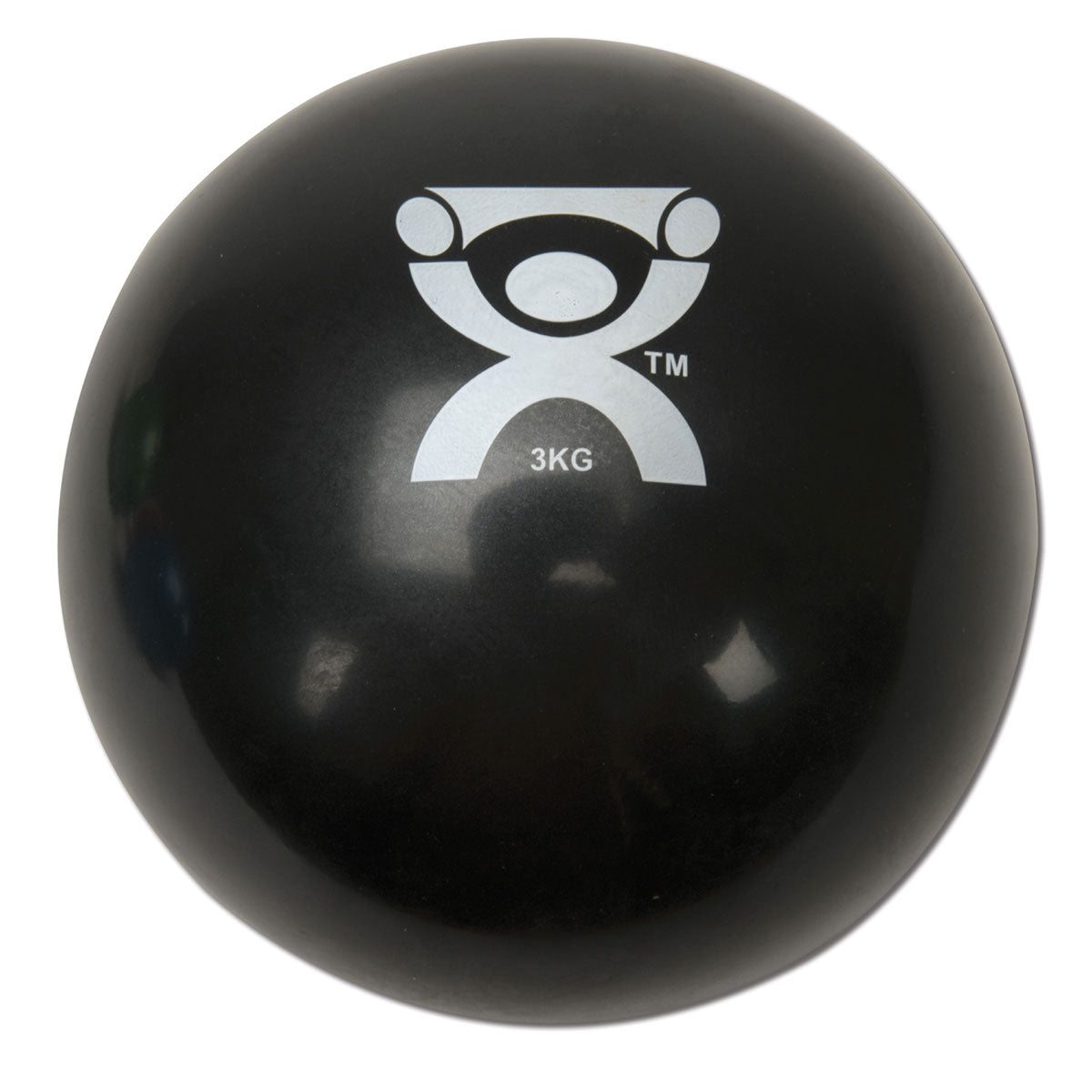 Cando Plyometric Weighted Ball, black, 6.6 lbs | Alternative to dumbbells