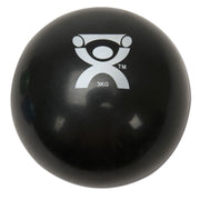 Cando Plyometric Weighted Ball, black, 6.6 lbs | Alternative to dumbbells