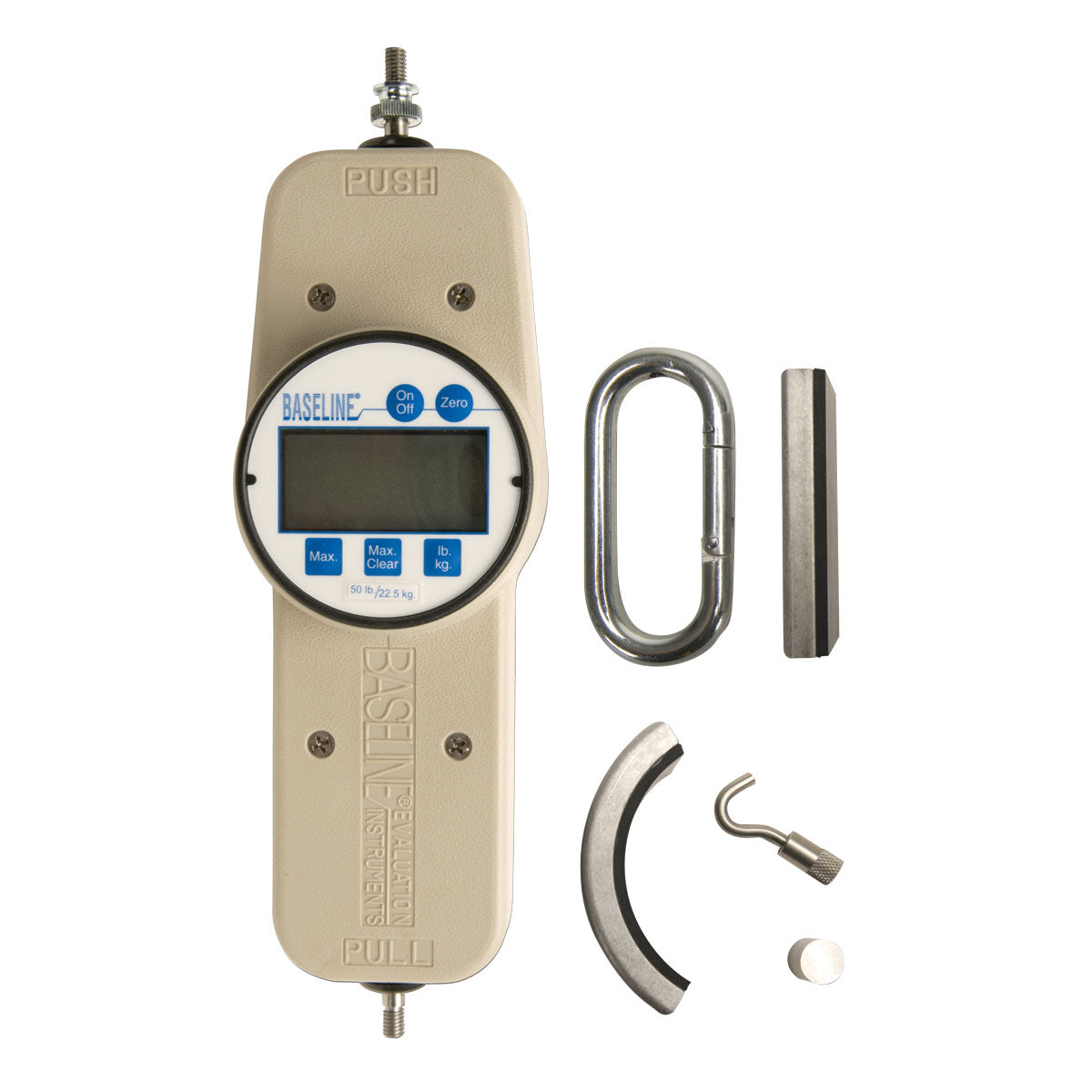 Baseline Digital Push-pull Dynamometer 250 lb.