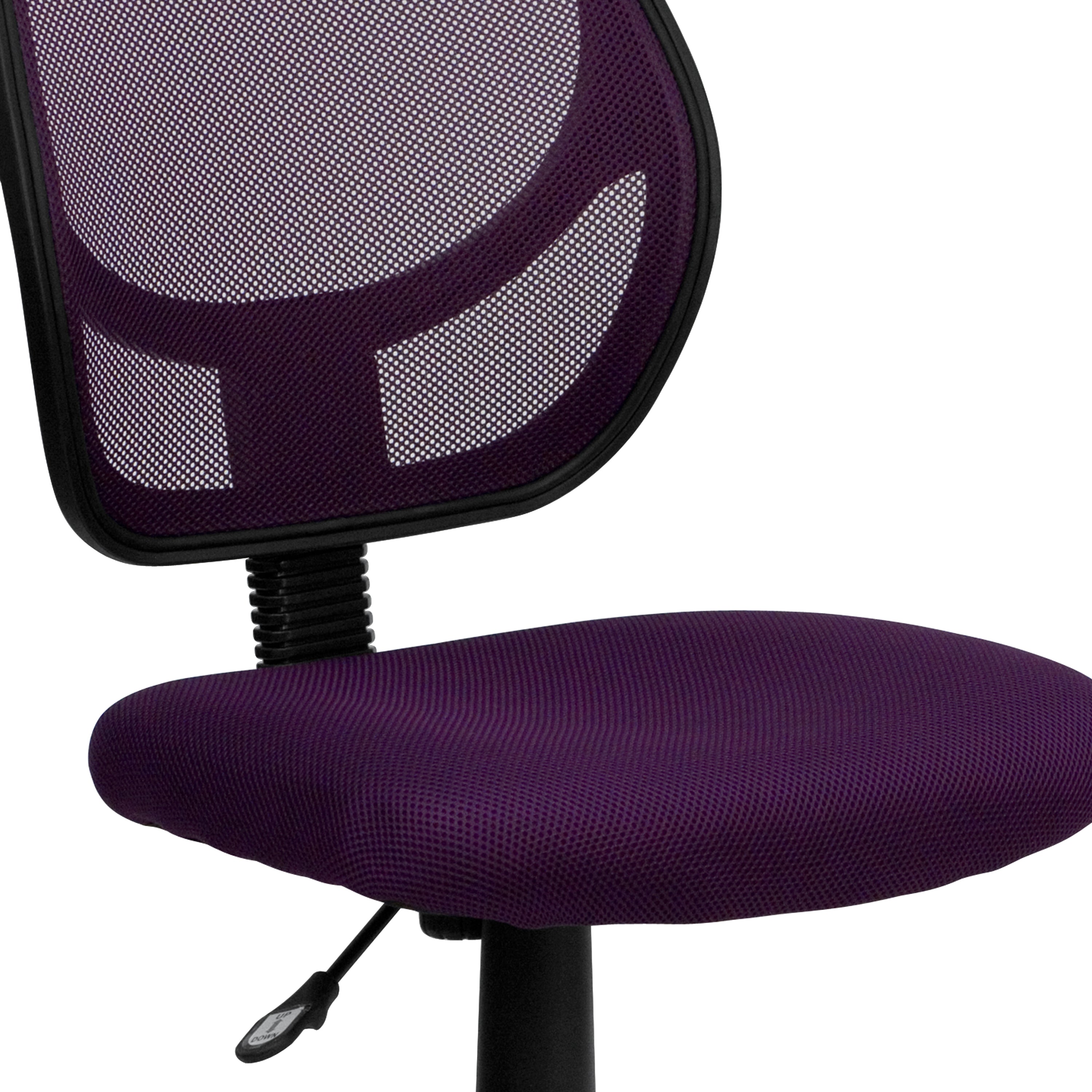 Neri Low Back Purple Mesh Swivel Task Office Chair