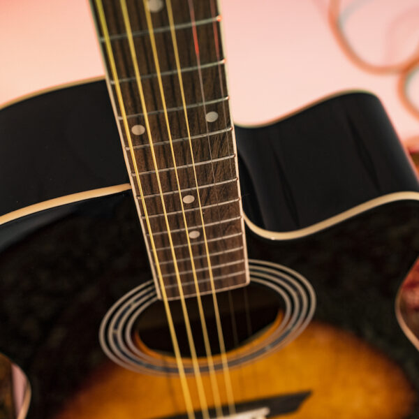 Washburn WA90CEVSB Dreadnought Acoustic Electric Guitar, Tobacco Burst