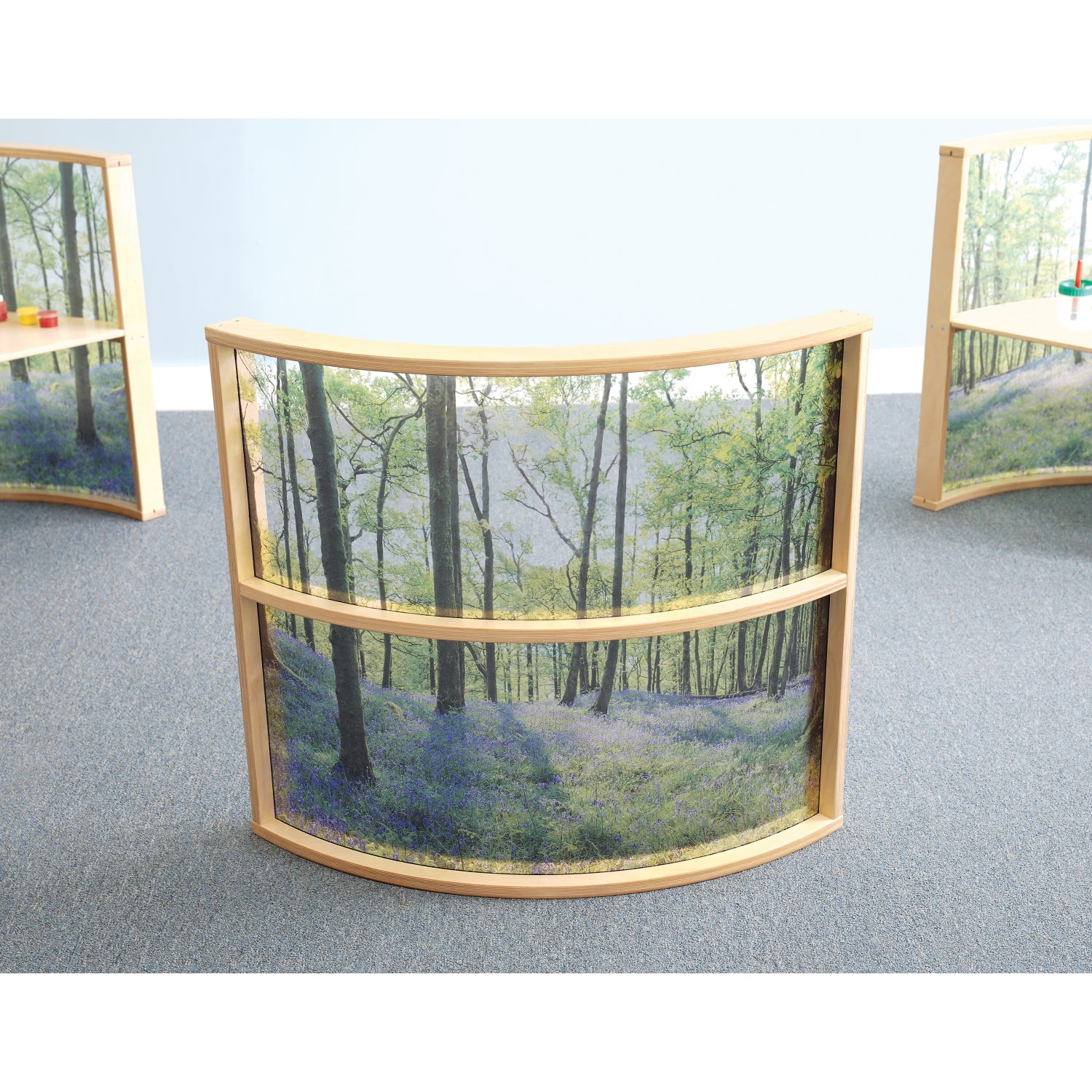 Nature View Curved Divider Panel 36" Height