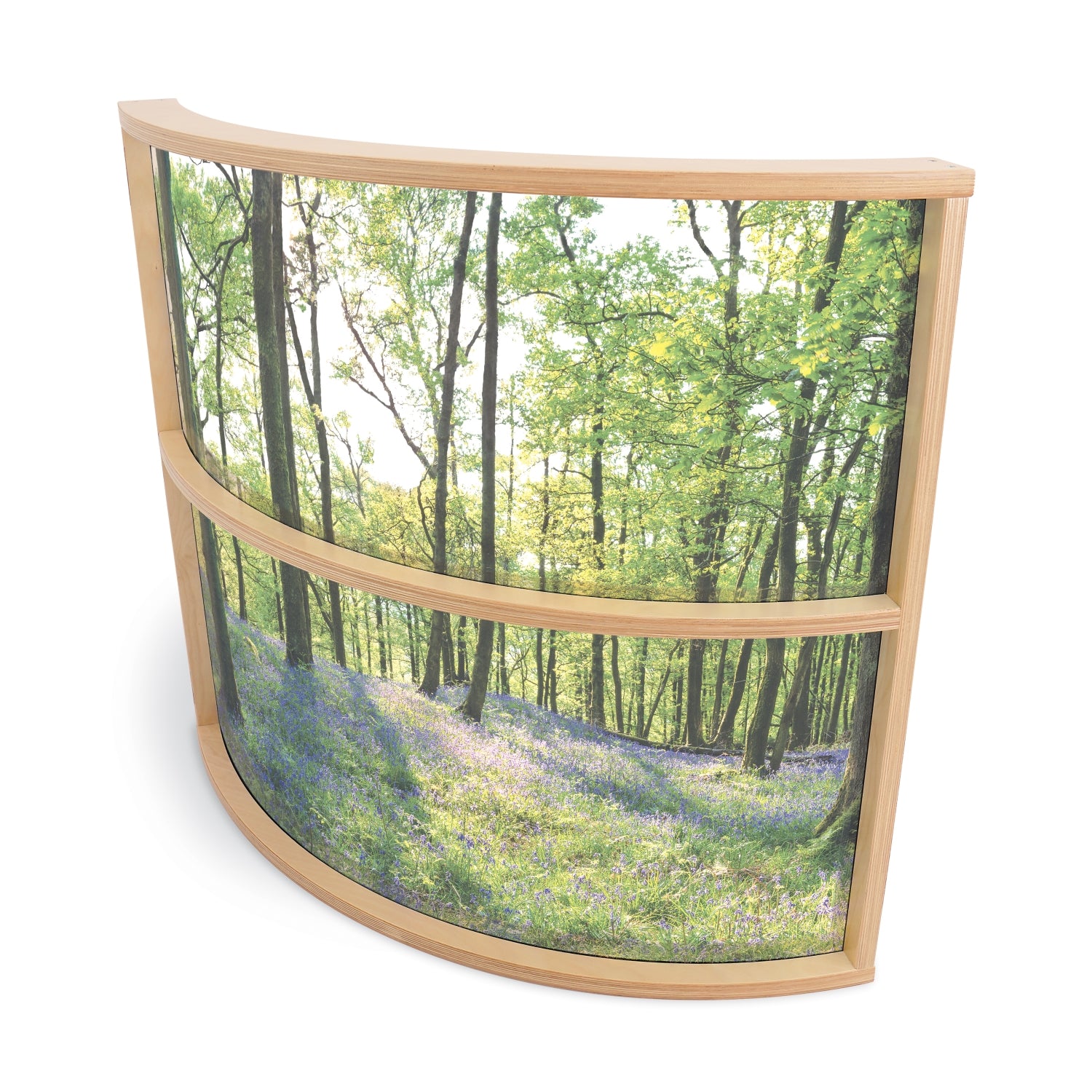Nature View Curved Divider Panel 36" Height