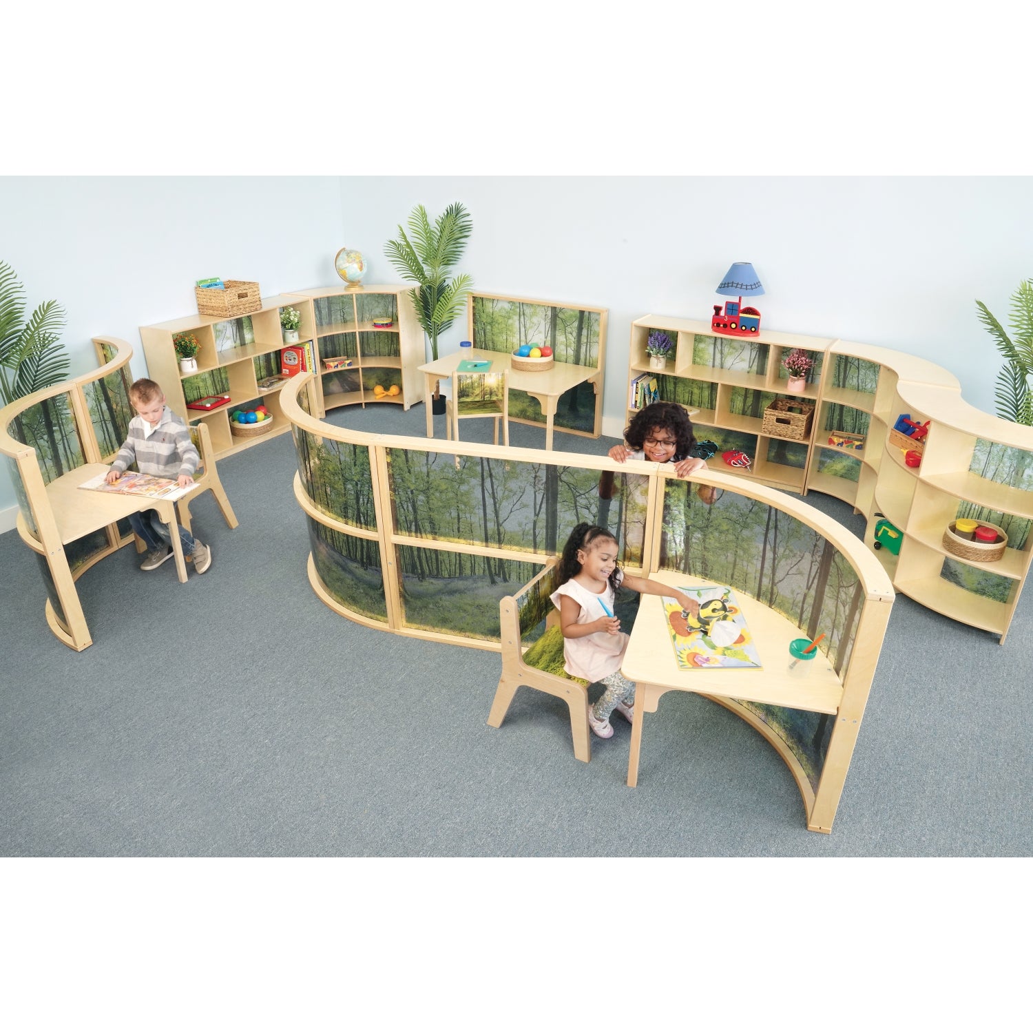 Nature View Serenity Curve-In Cabinet