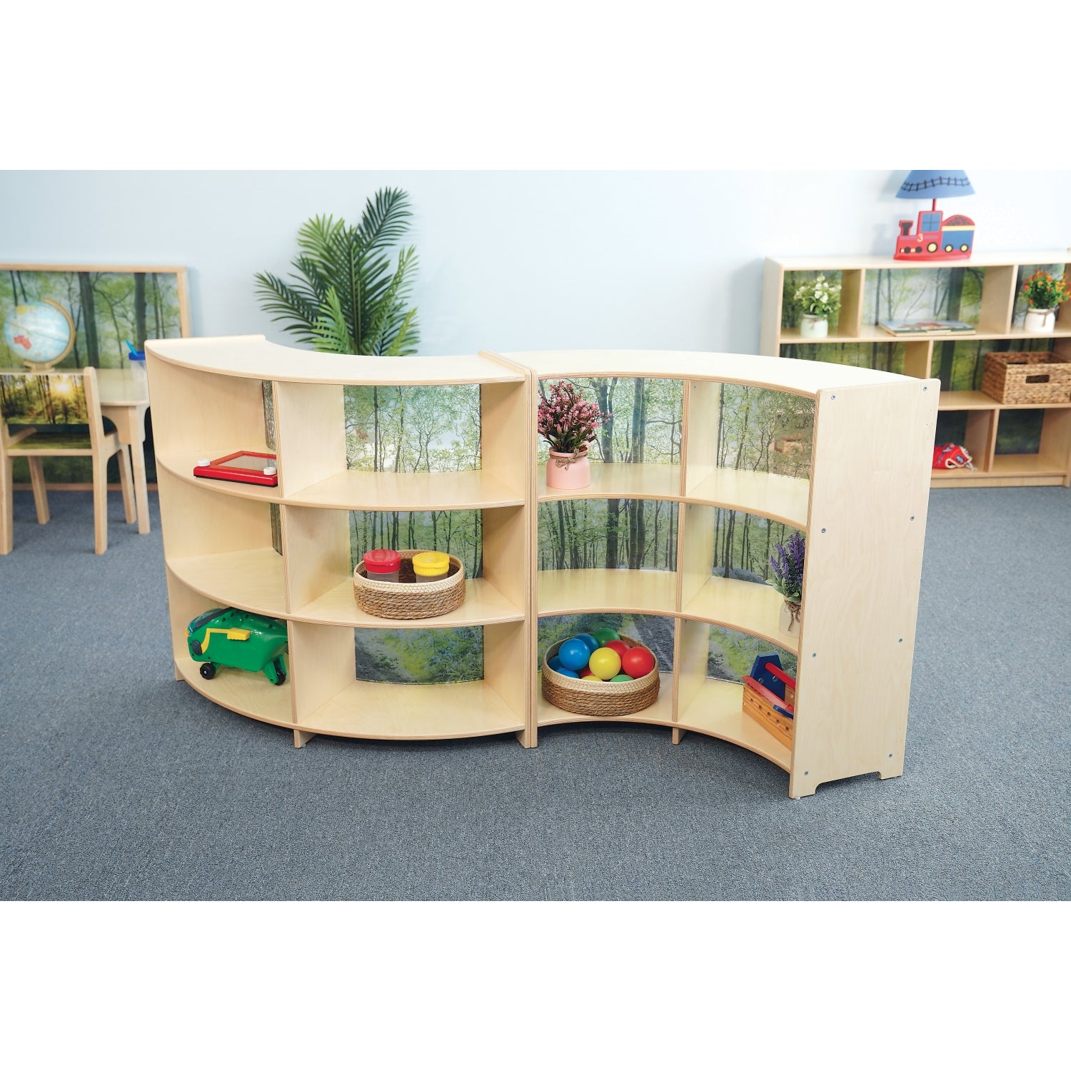 Nature View Serenity Curve-Out Cabinet