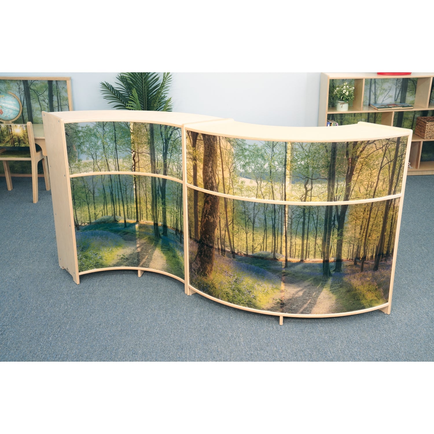 Nature View Serenity Curve-Out Cabinet