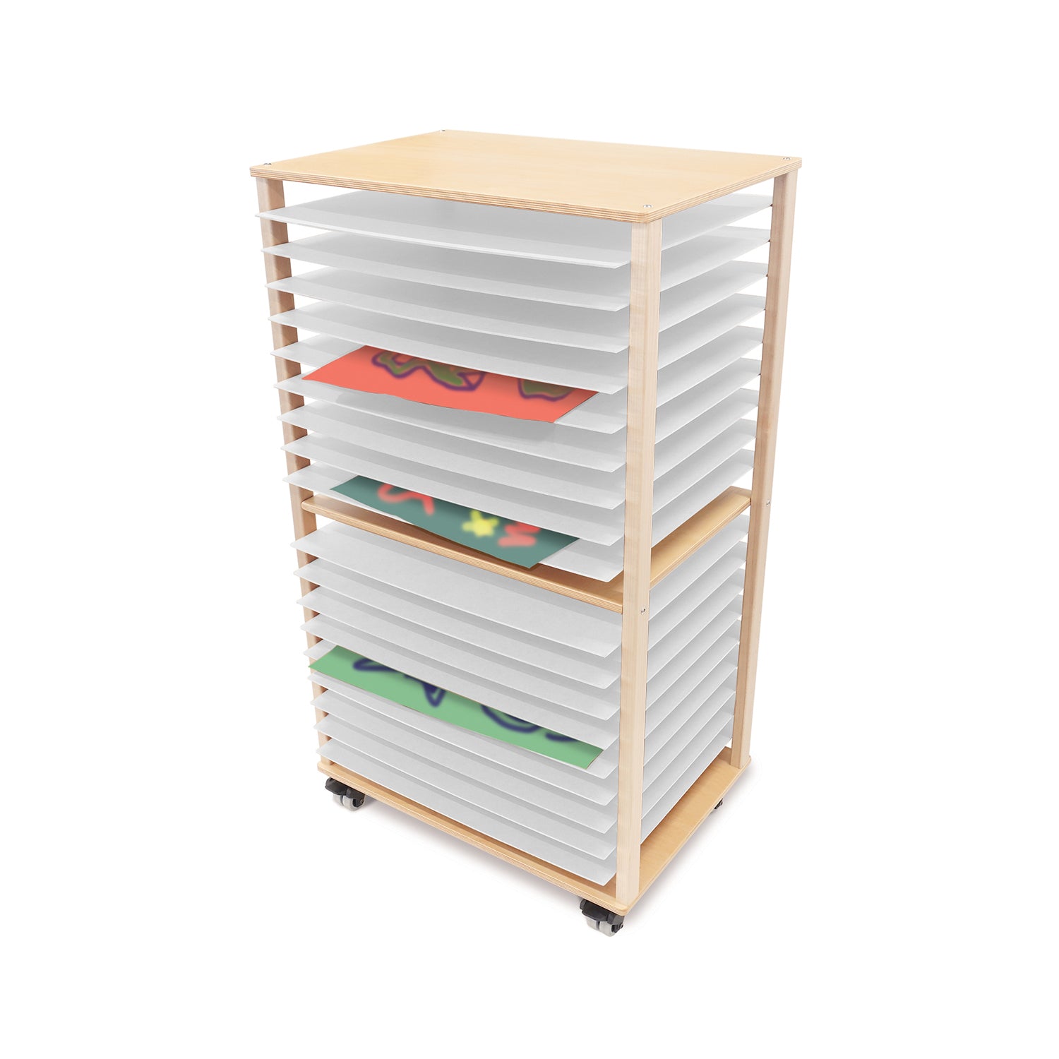 Mobile Art Drying Rack