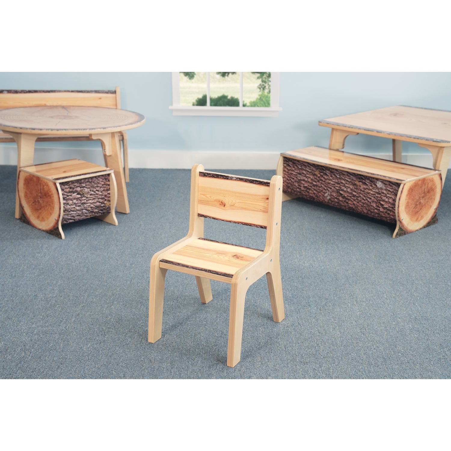 Nature View Live Edge Chair 12" Height