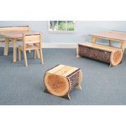 Nature View Live Edge Sm. Log Bench 12" Height