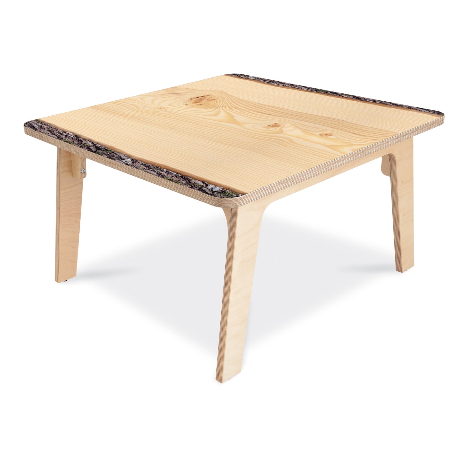Nature View Live Edge Square Table 20" Height