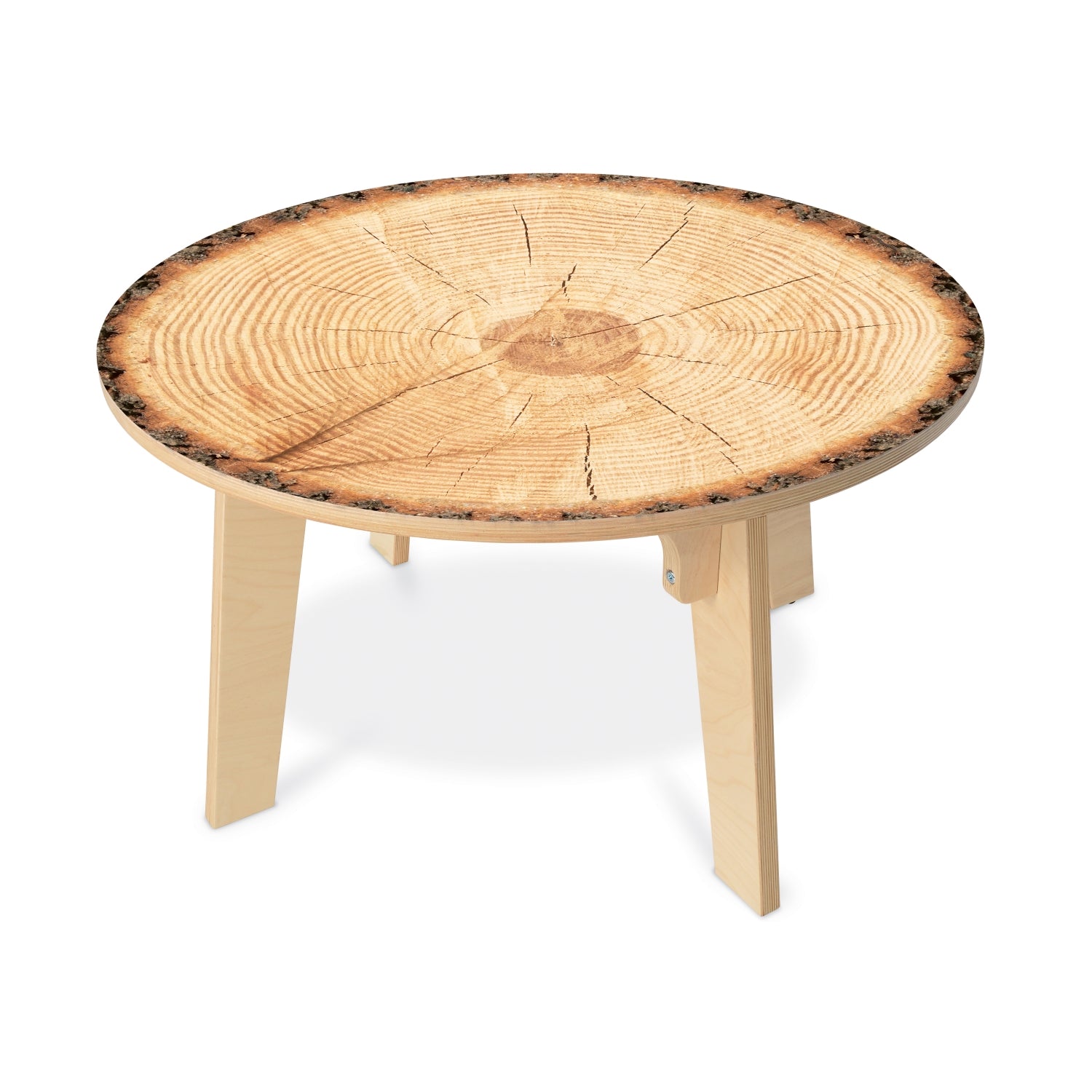 Nature View Live Edge Round Table 20" Height
