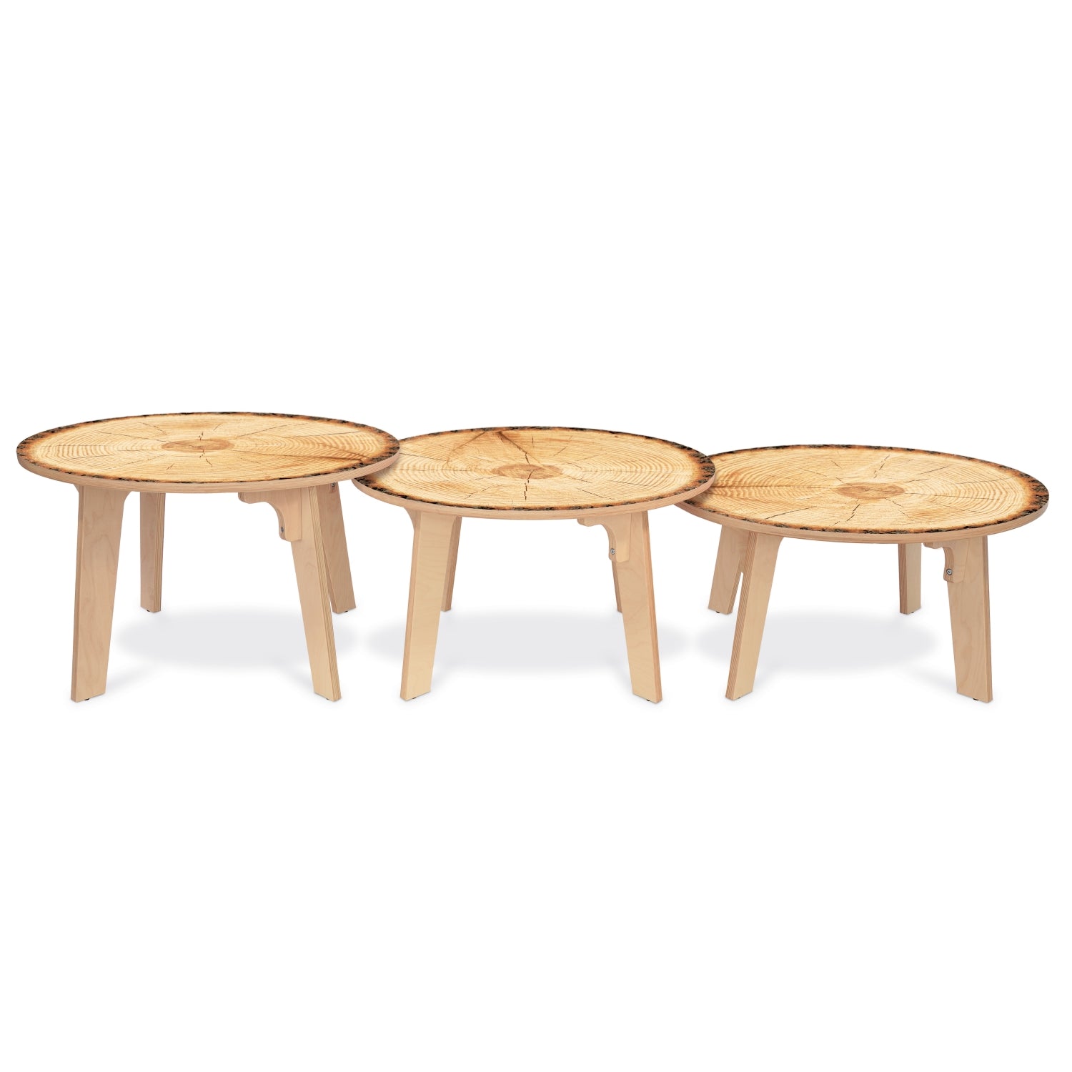 Nature View Live Edge Round Table 20" Height