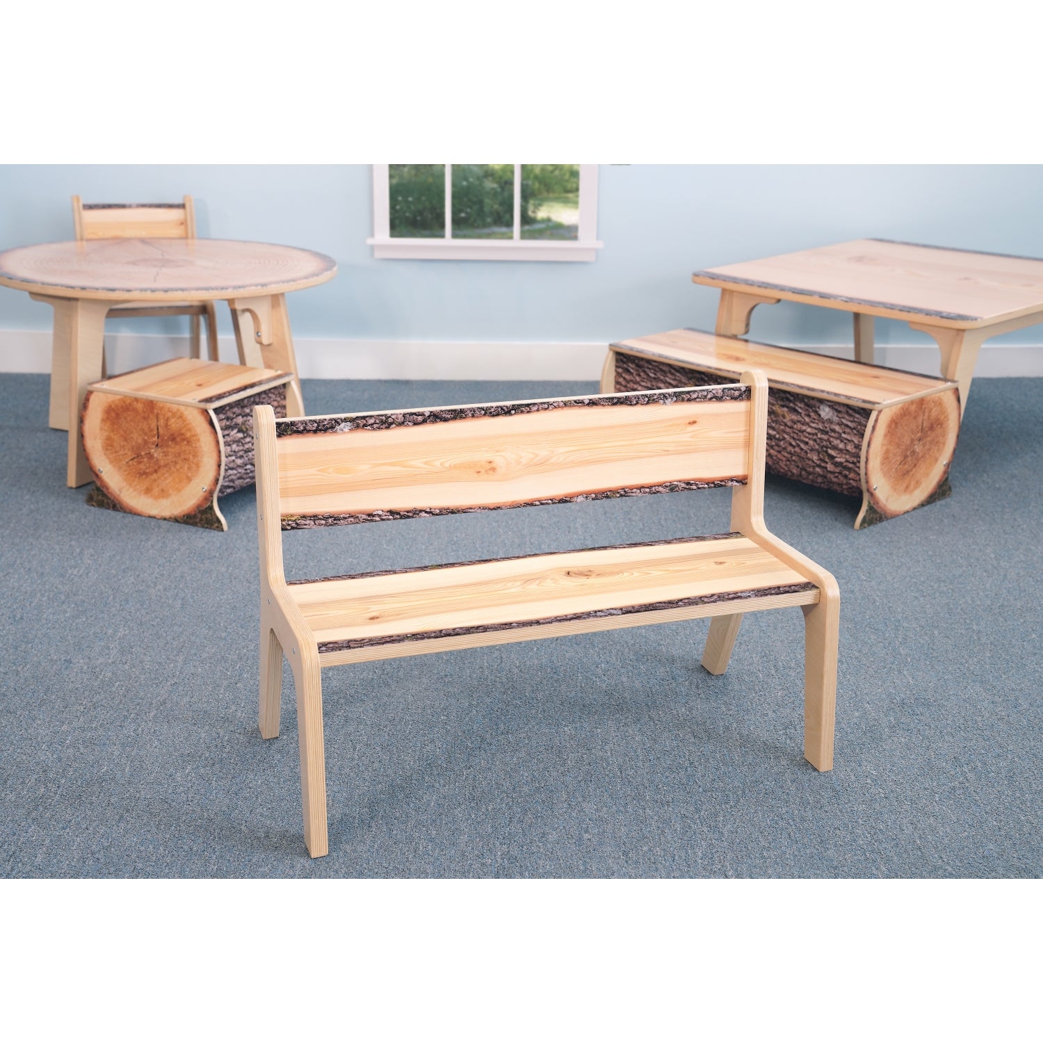 Nature View Live Edge Bench 12" Height