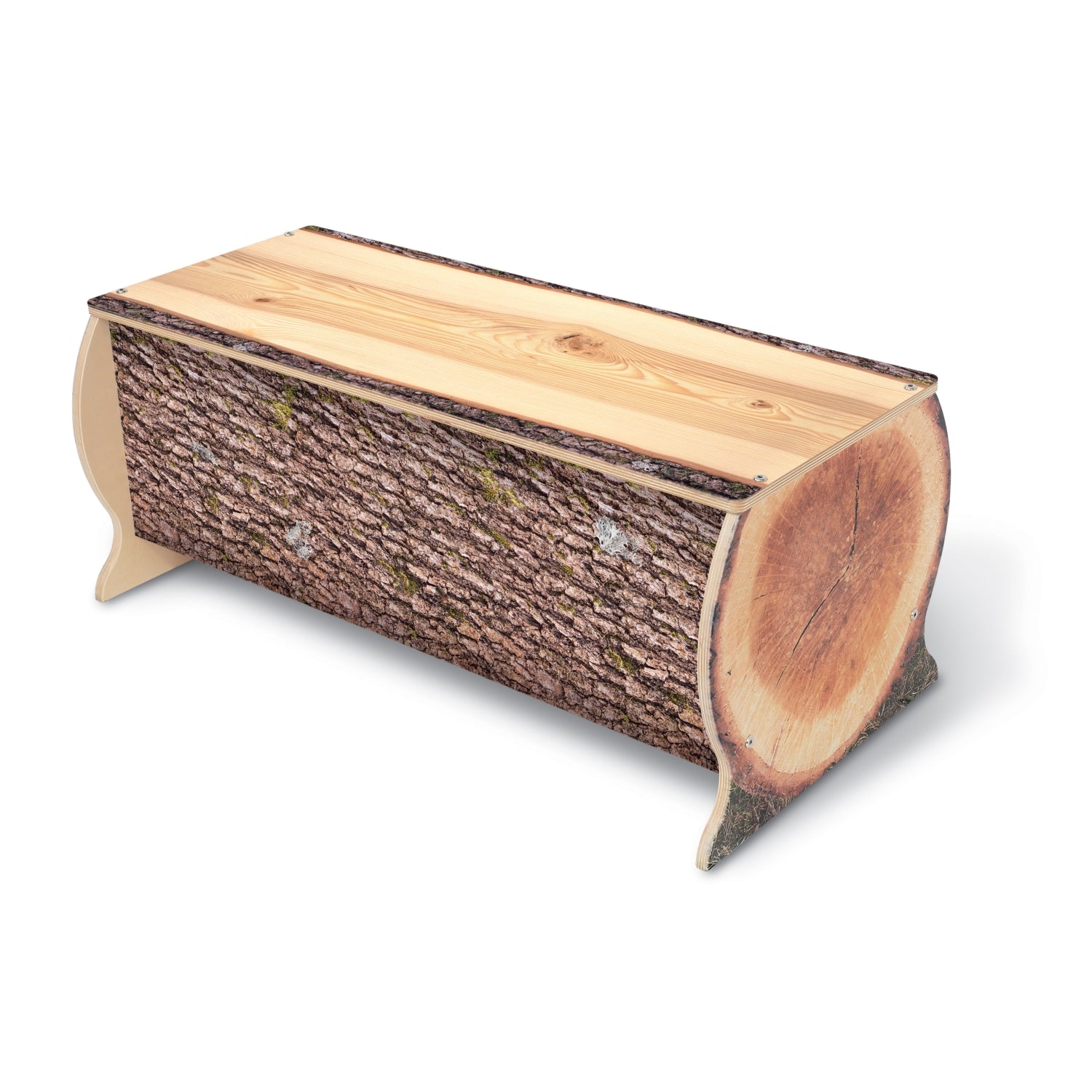 Nature View Live Edge Log Bench 14" Height
