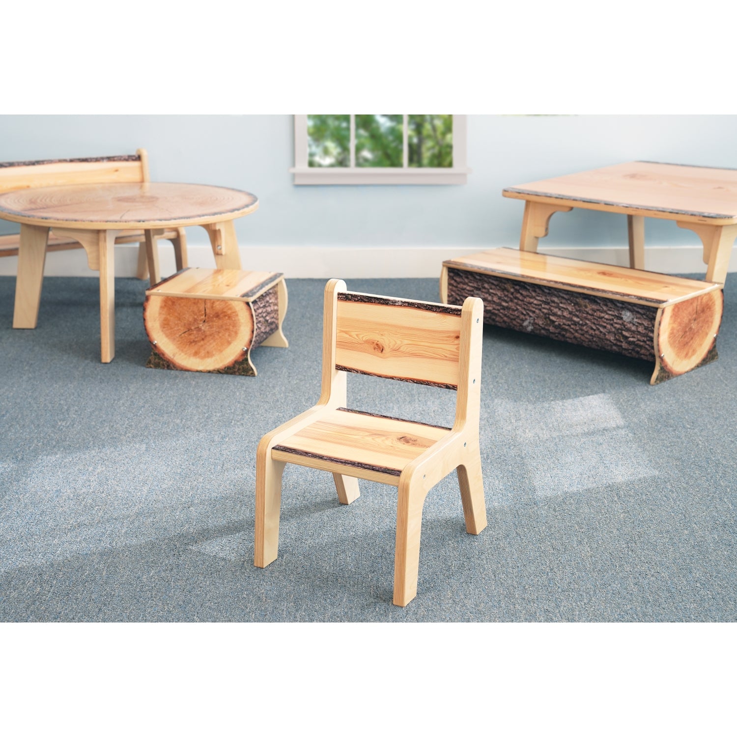 Nature View Live Edge Chair 10" Height