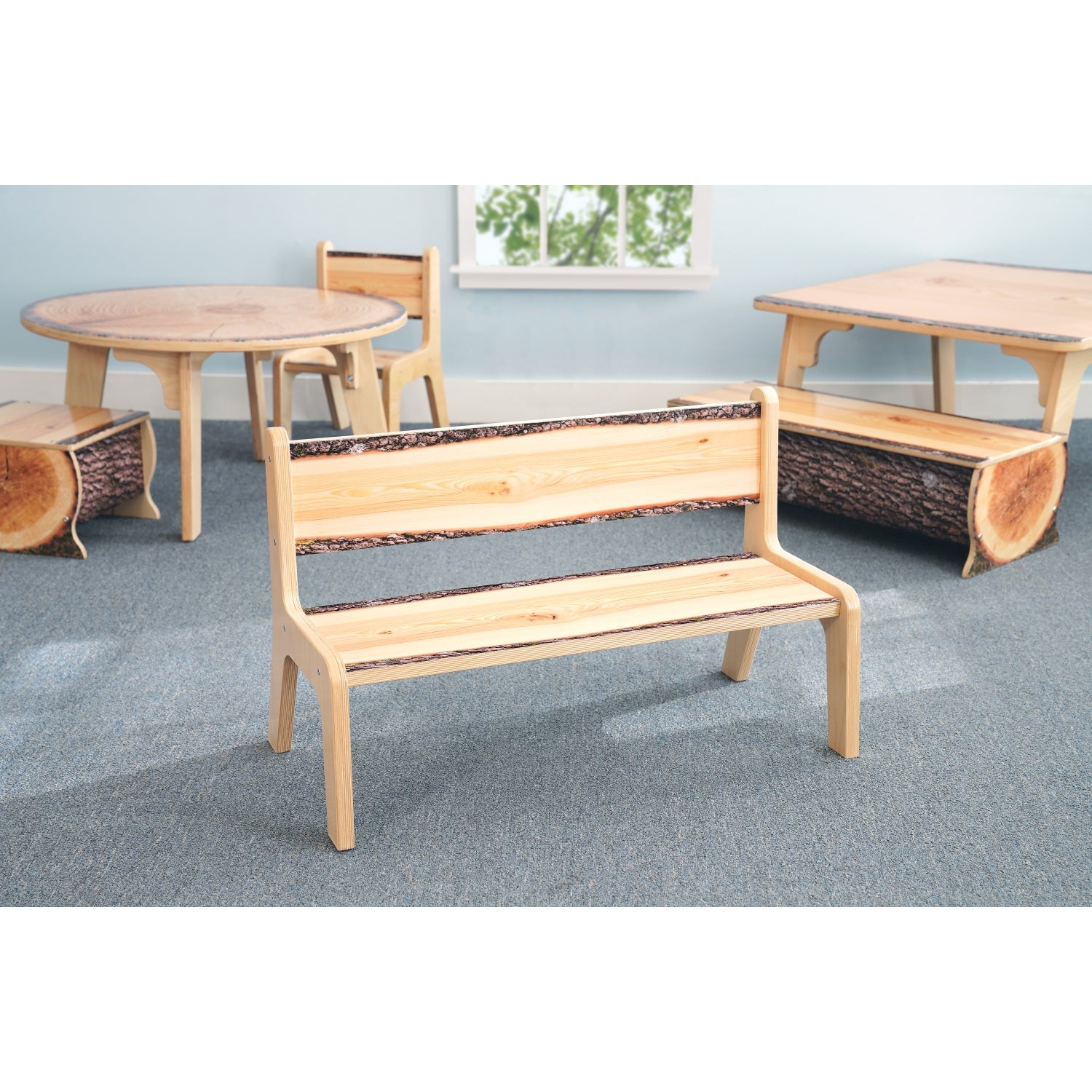 Nature View Live Edge Bench 10" Height