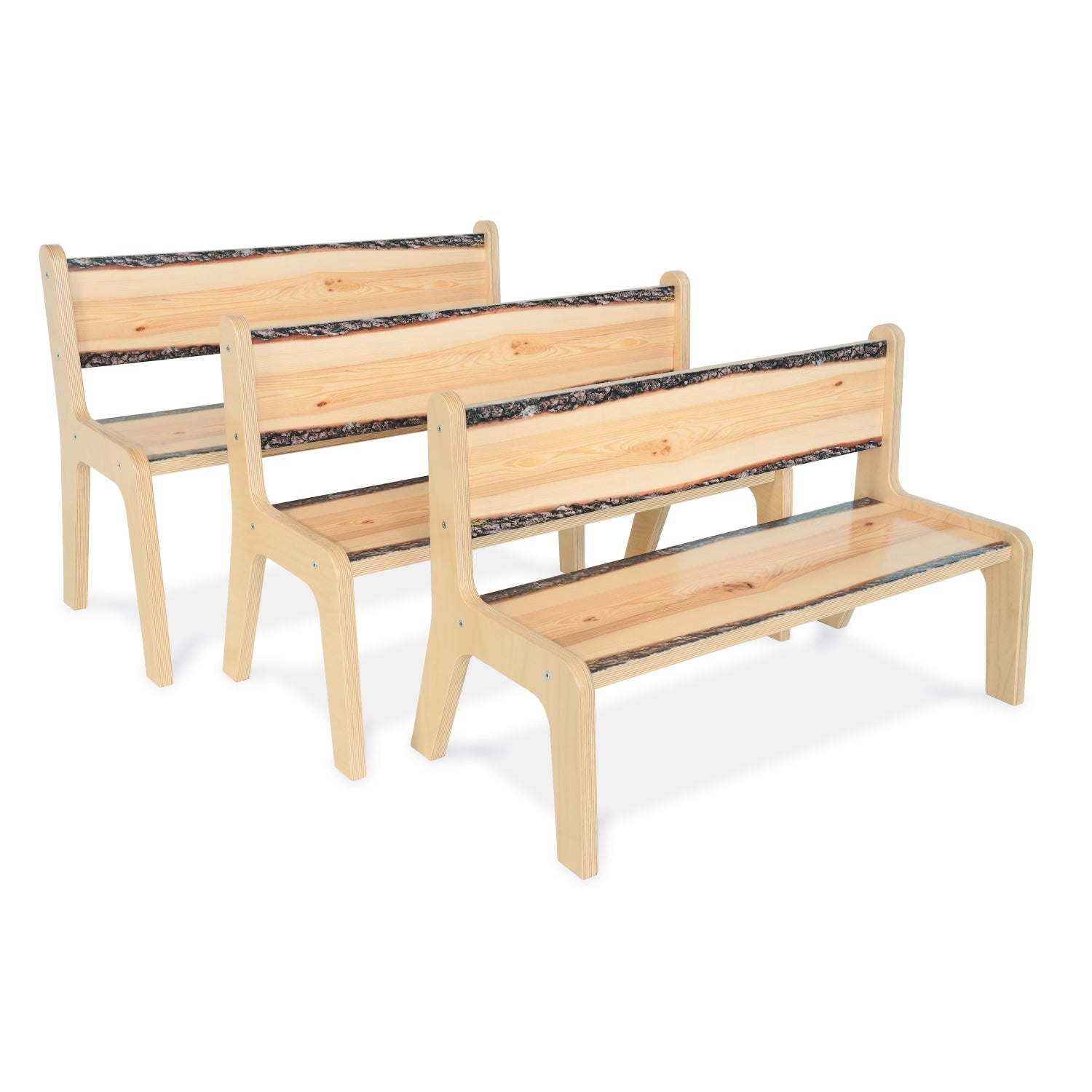 Nature View Live Edge Bench 10" Height