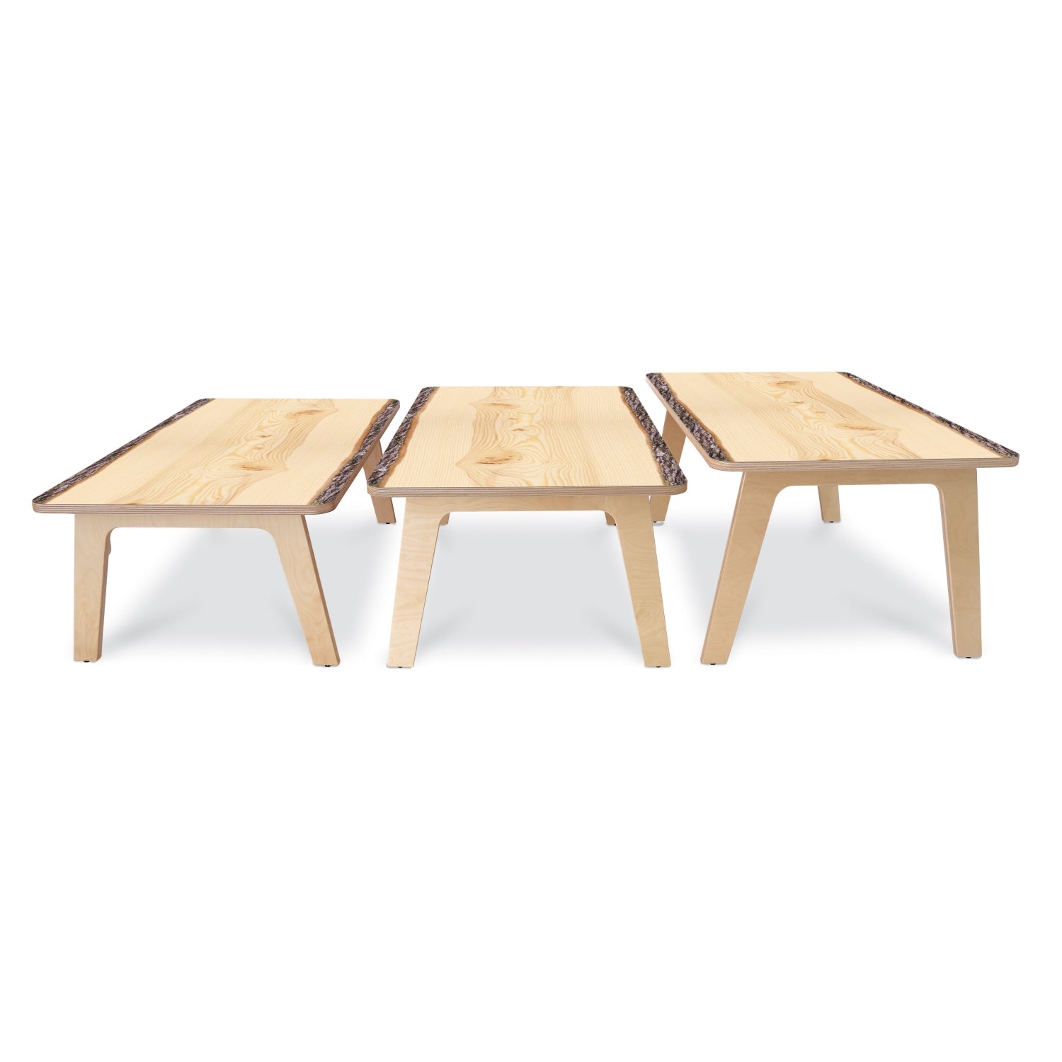 Nature View Live Edge Rectangle Table18" Height