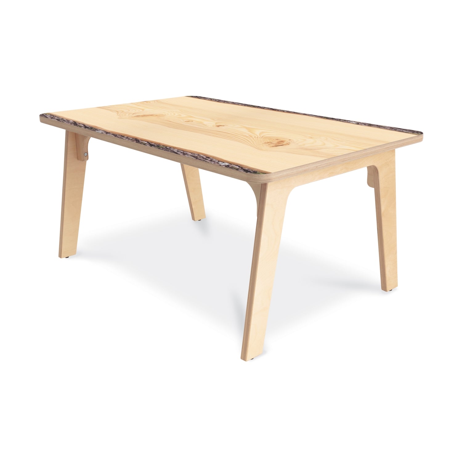 Nature View Live Edge Rectangle Table 22" Height