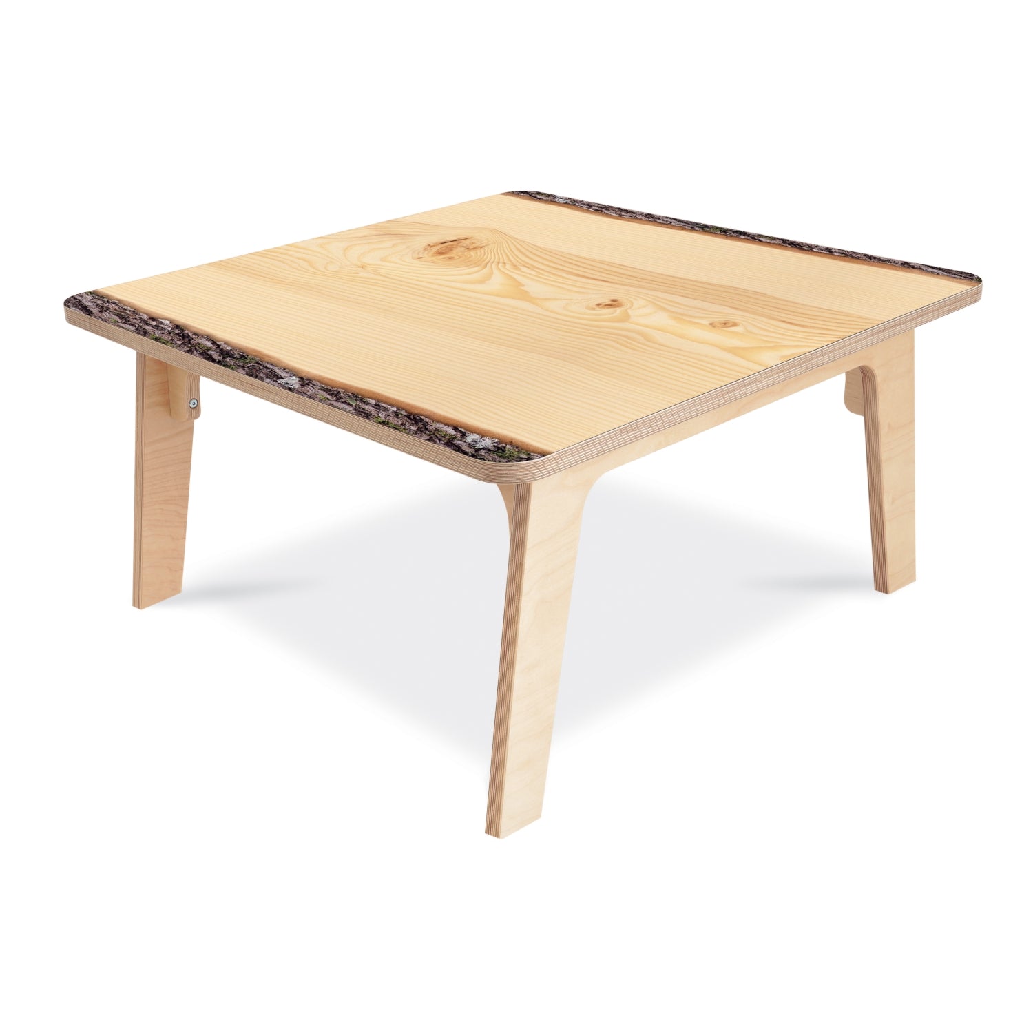 Nature View Live Edge Square Table 18" Height