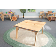 Nature View Live Edge Square Table 22" Height