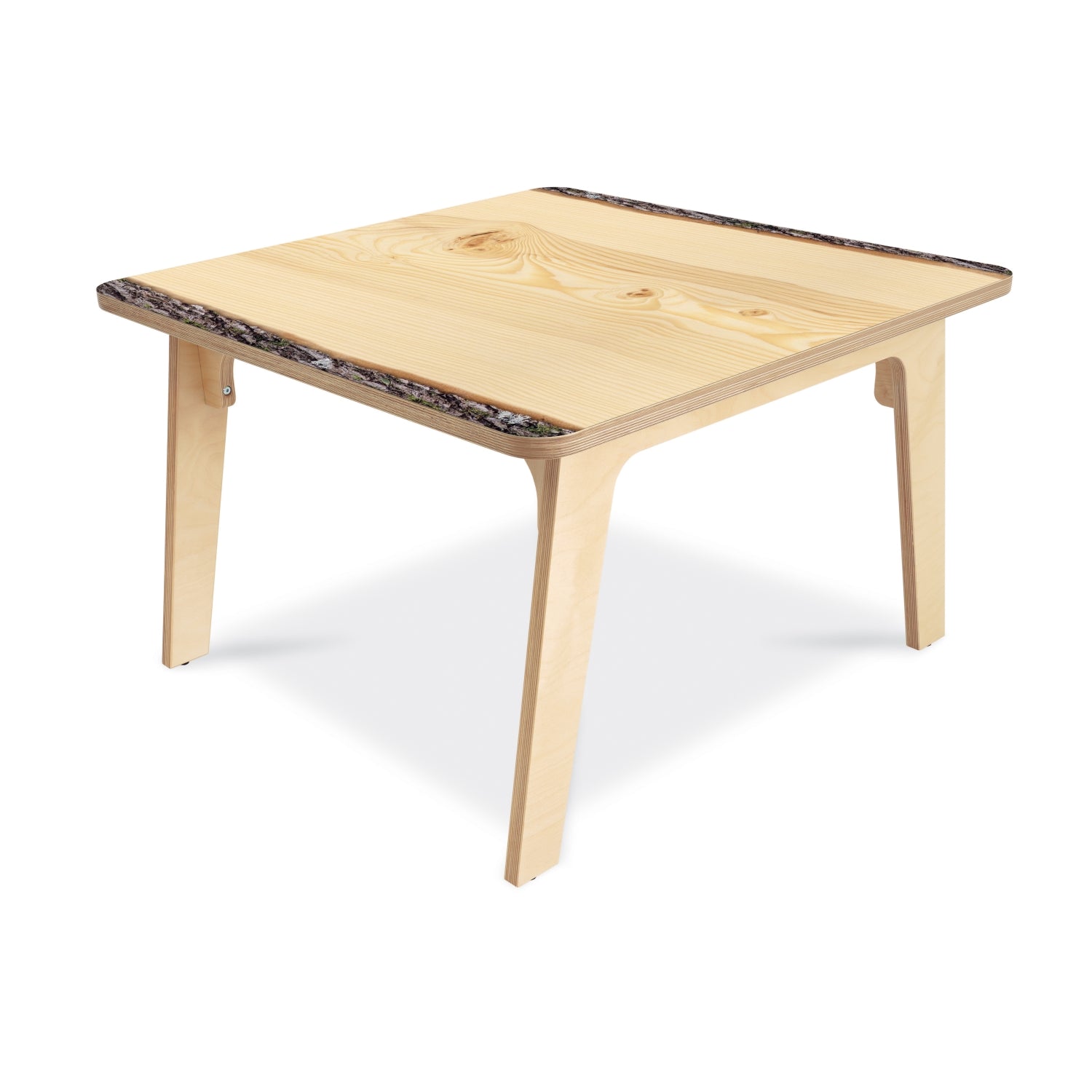 Nature View Live Edge Square Table 22" Height