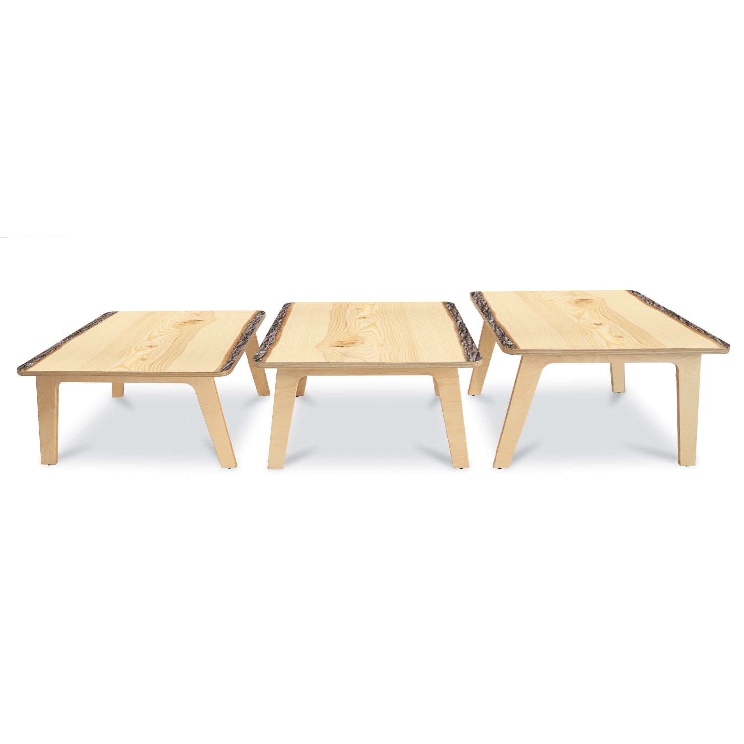 Nature View Live Edge Square Table 22" Height