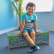Nature View Stone Wall Bench 12" Height