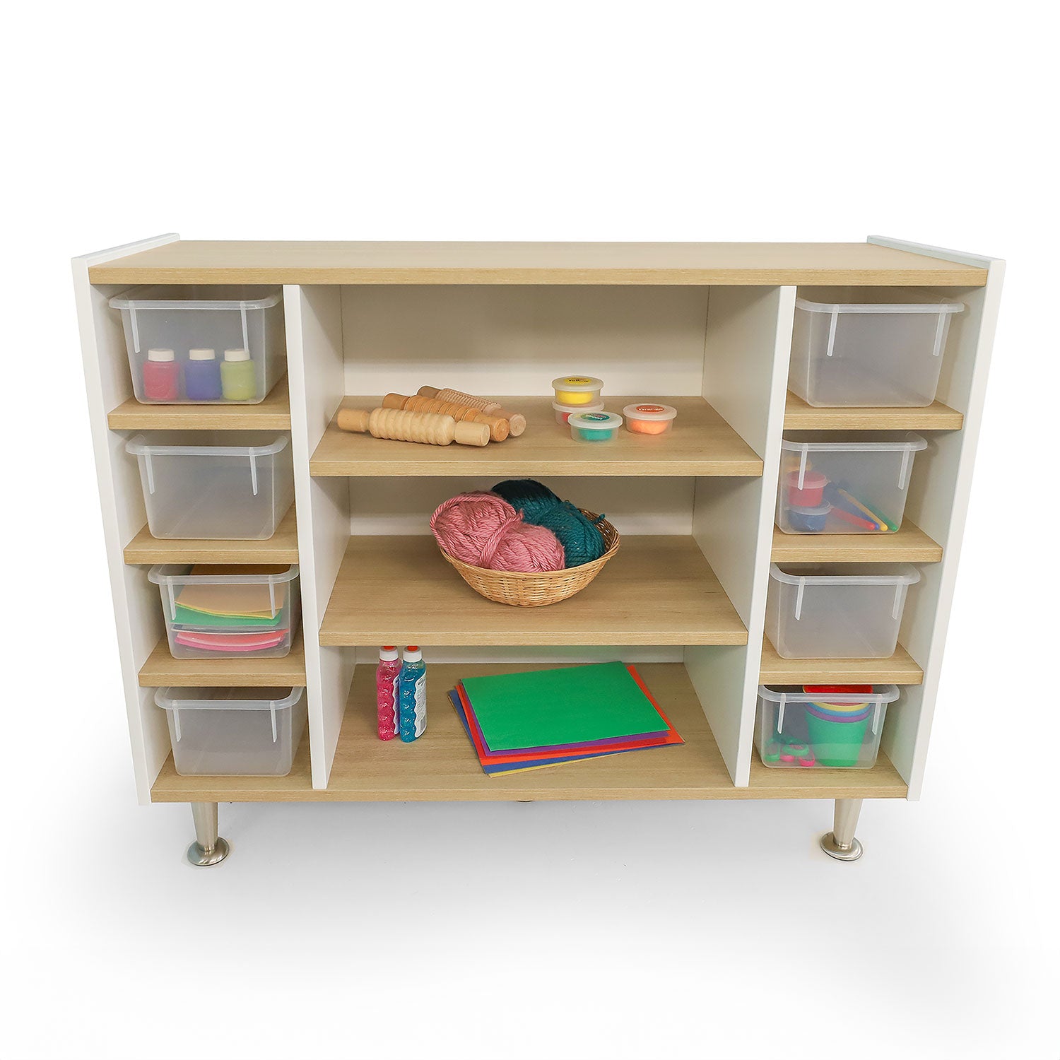 Elevated Combo Tray Storage Cabinet