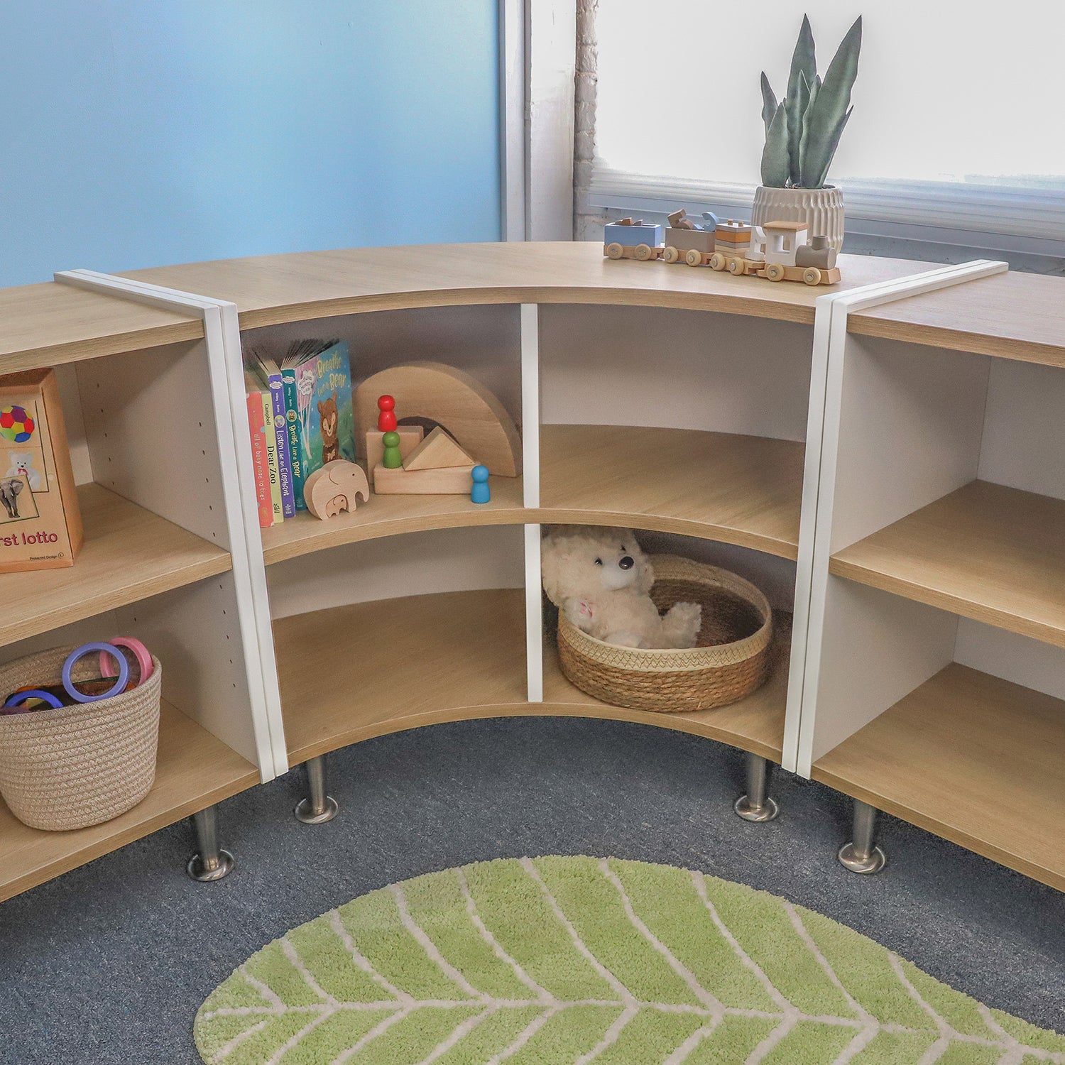 elevatED™ Curve Out Storage Cabinet 27" Height