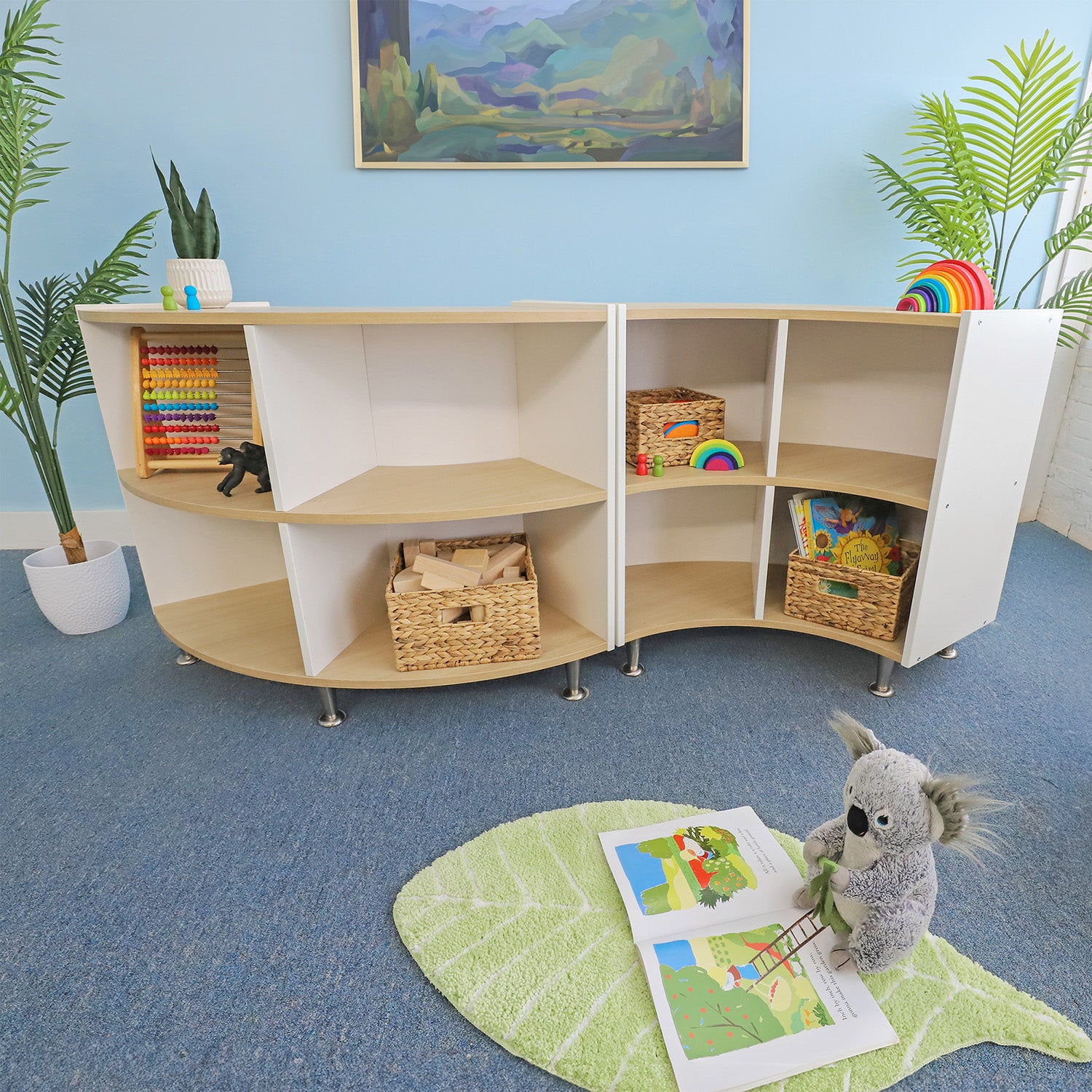 elevatED™ Curve Out Storage Cabinet 33" Height