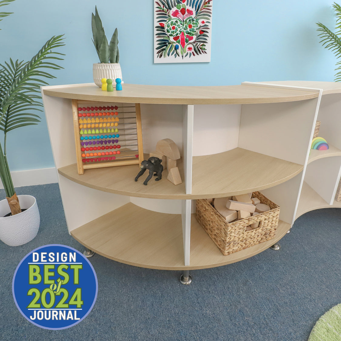 elevatED™ Curve In Storage Cabinet 33" Height