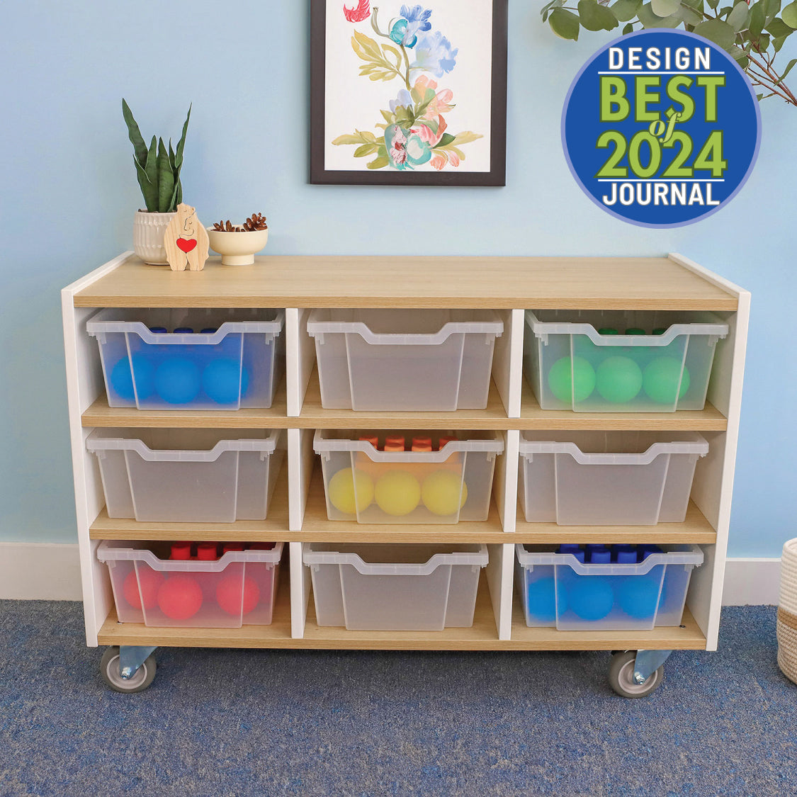 elevatED™ Nine Tray Mobile Cabinet