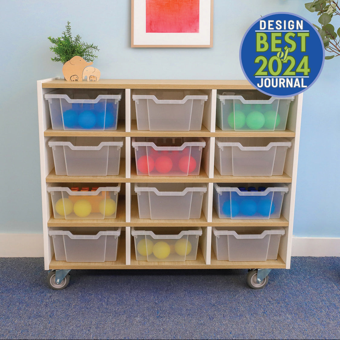 elevatED™ 12 Tray Mobile Cabinet